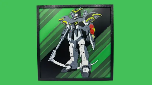 HueForge model: Gundam Deathscythe Hueforge by Canadian Gamer