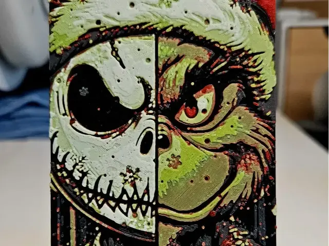 HueForge model: Christmas Grinch before Christmas by Mano's 3d_Art