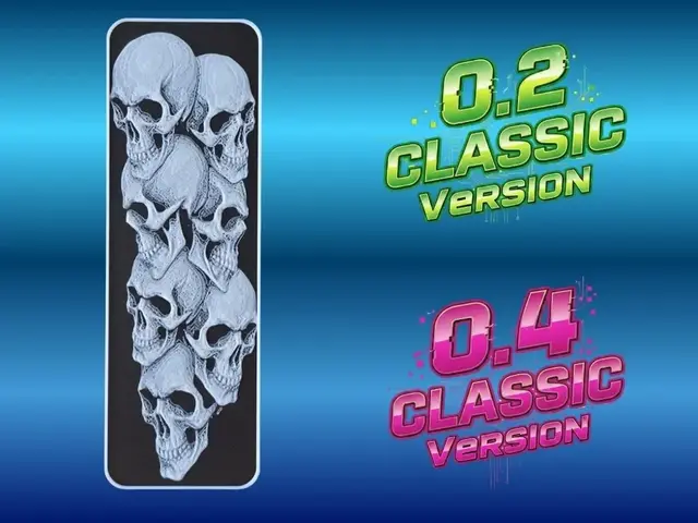 HueForge model: Skulls Bookmark by Atrus Design