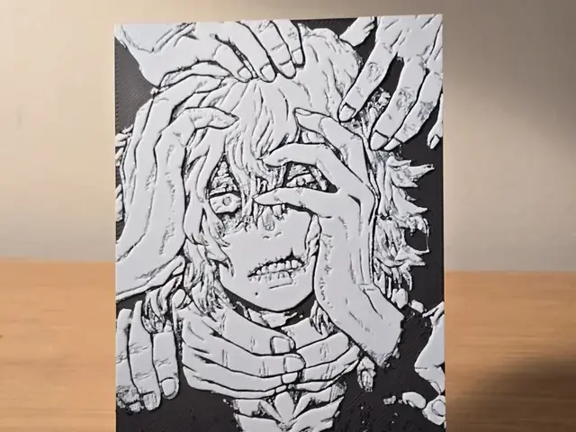 HueForge model: Hueforge - My Hero Academia - Tomura Shigaraki 1 by FxD | Function-X-Design