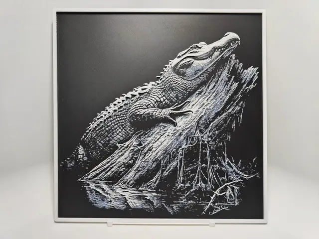HueForge model: Alligator - Hueforge by BeaN