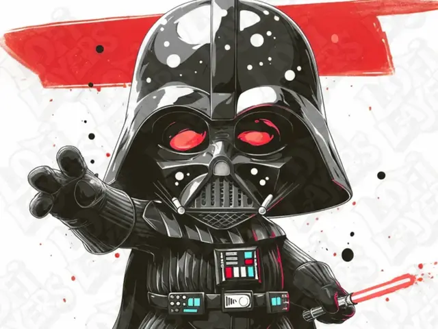 HueForge model: Chibi Darth Vader Hueforge by LoFi Layers