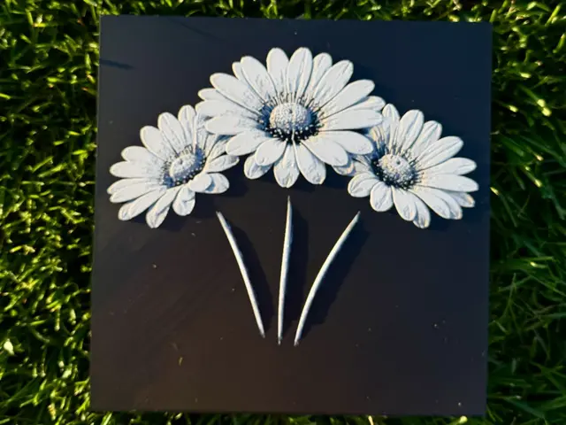 HueForge model: Daisy Portrait Flower Series by novy