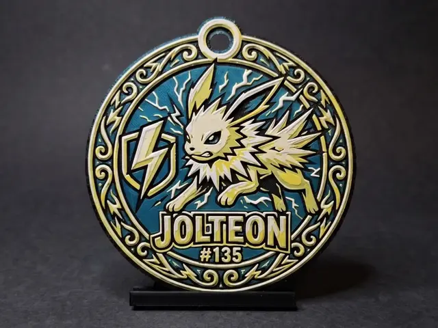 HueForge model: Jolteon #135 - Pokemon Ornament by LED