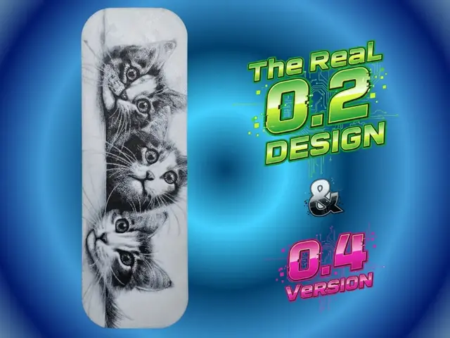 HueForge model: Kittens Bookmark by Atrus Design