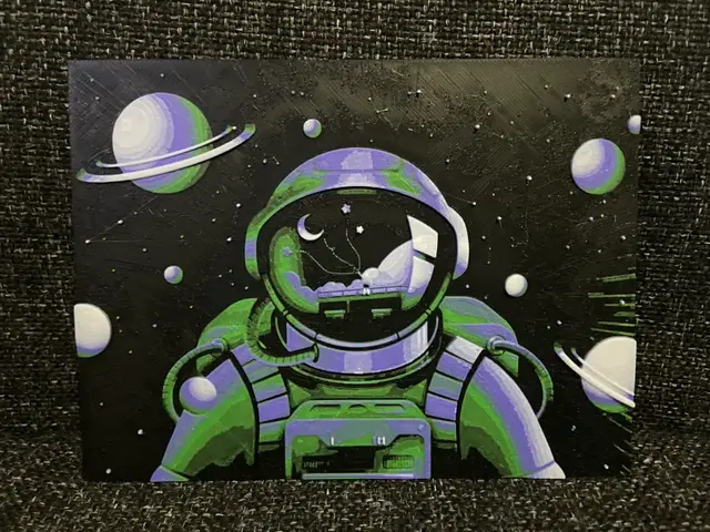 HueForge model: astronaut by Morganja