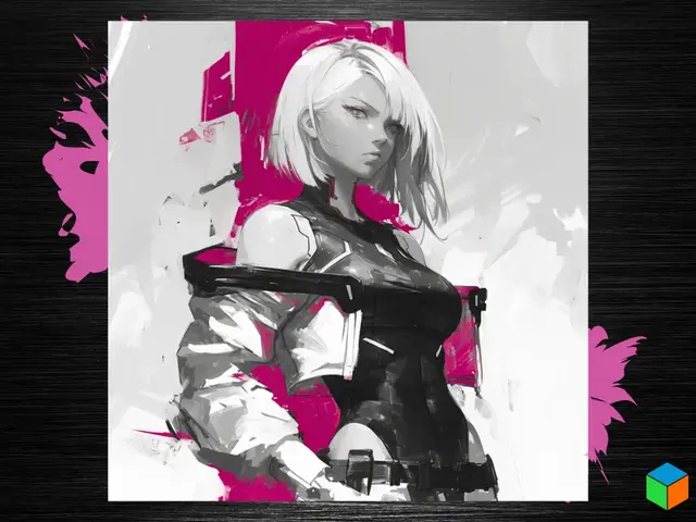 HueForge model: Lucy Cyberpunk 200x200 Poster by 3D Prints By Vic