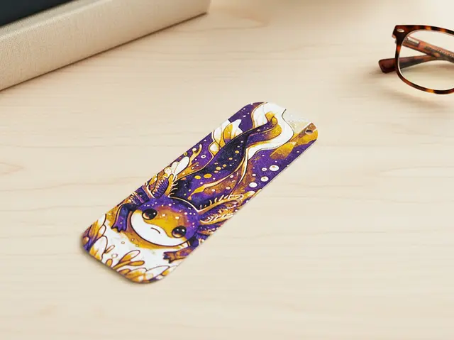 HueForge model: Axolotl Bookmark - Hueforge - 4 colors by doodleddigital