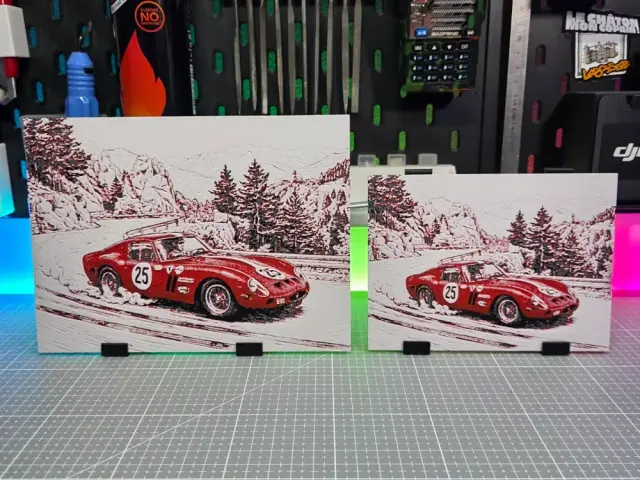 HueForge model: Ferrari 250 GTO - Hueforge - 4 Colors by Montoya Maker