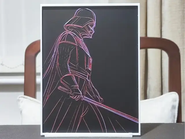 HueForge model: Darth Vader In Neon - HueForge 4 Color by BoDad