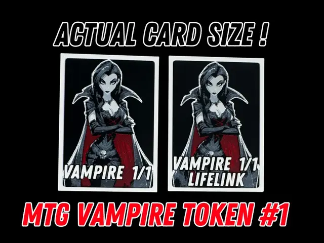 HueForge model: Vampire Token #1 - Magic the Gathering by Canadian Gamer
