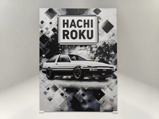 HueForge model: Toyota AE86 "Hachiroku" Poster #2 - Hueforge by BeaN