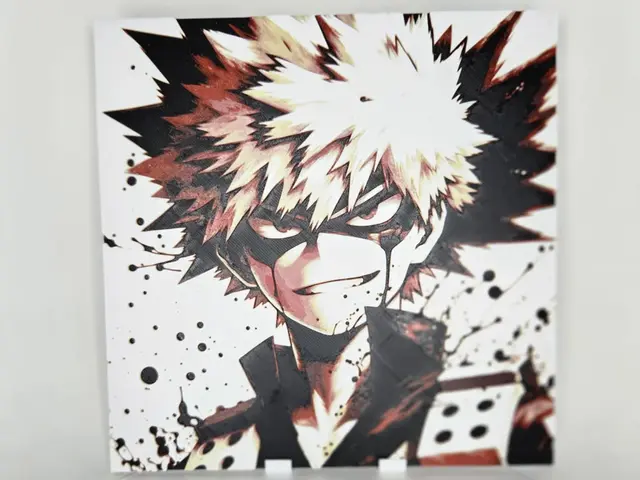 HueForge model: Graffiti Bakugo Hueforge by 3Ree Printing