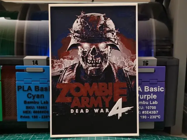 Zombie Army 4: Dead War Poster - Hueforge Art