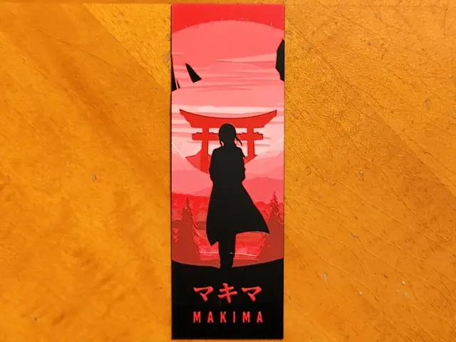 Makima Chainsaw Man Bookmark - 4 Colours