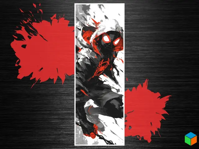 HueForge model: Miles Morales Spider Man Bookmark by 3D Prints By Vic