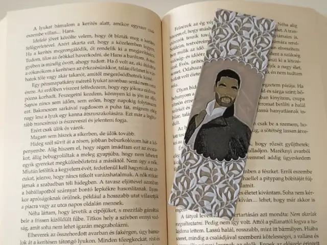 HueForge model: Simon Basset Bridgerton Bookmark by 3DNesy