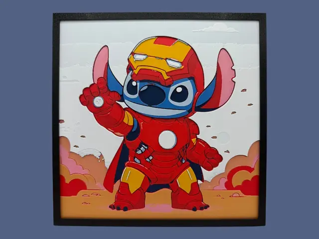 HueForge model: Stitch - Iron Man Cosplay by Canadian Gamer