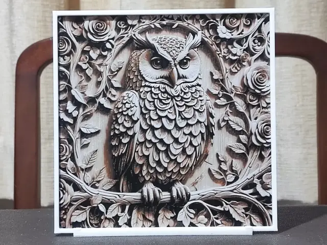 Carved Owl - 4 Color