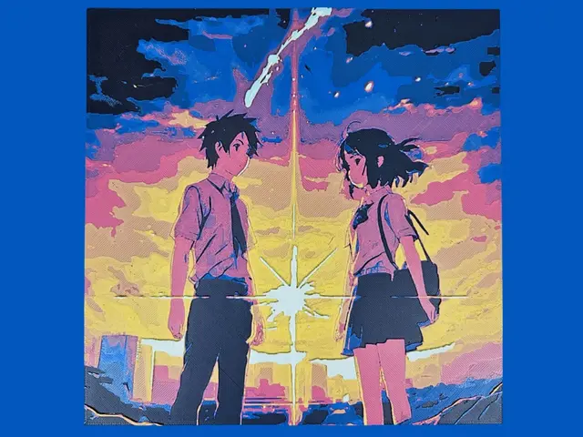 HueForge model: Your Name (Japanese Anime) by BusyKikiBee