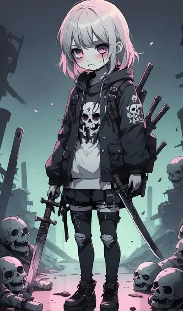 HueForge model: HueForge Anime Girl by Atrus Design