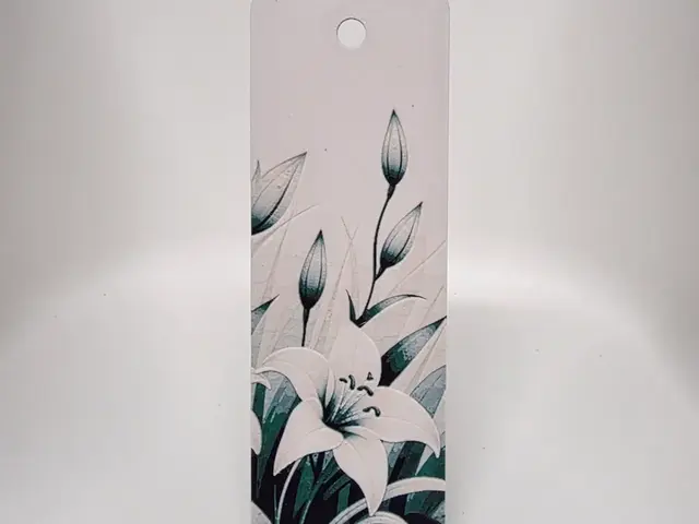 HueForge model: flower bookmark by Morganja