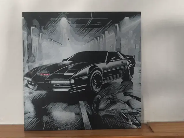 HueForge model: Fantastic Car (KITT) by Litolunar