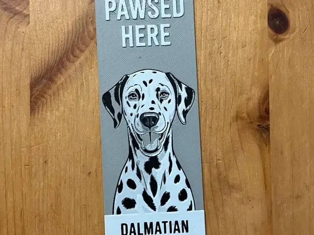 HueForge model: Dalmatian Bookmark by Morganja