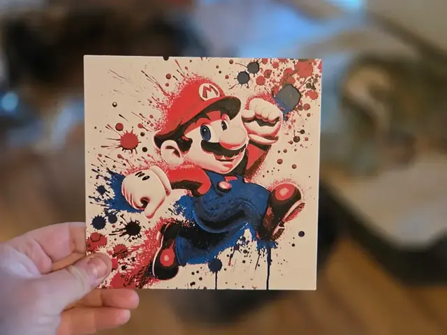 HueForge model: Graffiti Mario Hueforge by 3Ree Printing