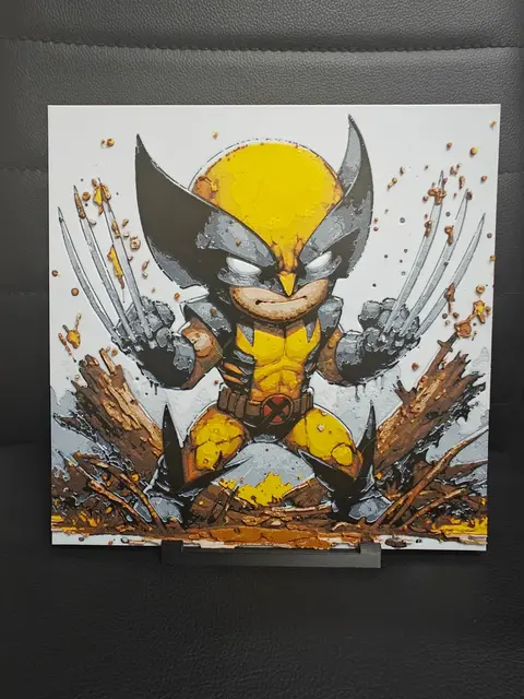 HueForge model: Wolverine Chibi by TheHueforgeLady