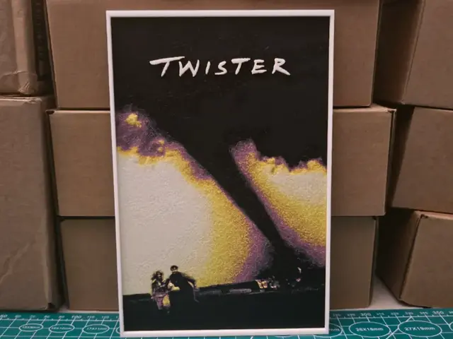 HueForge model: Twister Movie Poster - Hueforge Art by Lumpy3D