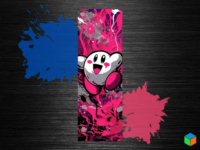 HueForge model: 💖 Kirby — Star Warrior Splash by 3D Prints By Vic
