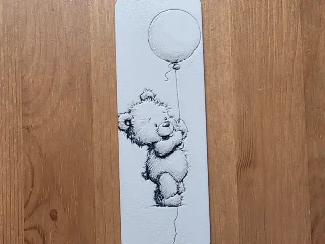 HueForge model: bear bookmark by Morganja