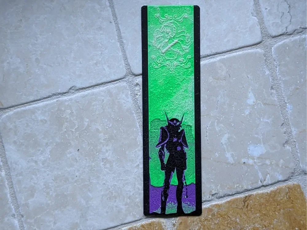 Shun - Saint Seiya Bookmark by suaimondi HueForge model: Shun - Saint Seiya Bookmark by suaimondi