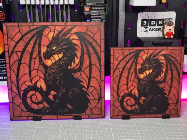 Black Dragon - Hueforge - 3 Colors