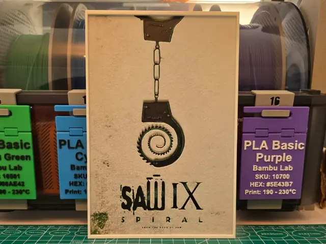 Spiral Movie Poster - Hueforge Art