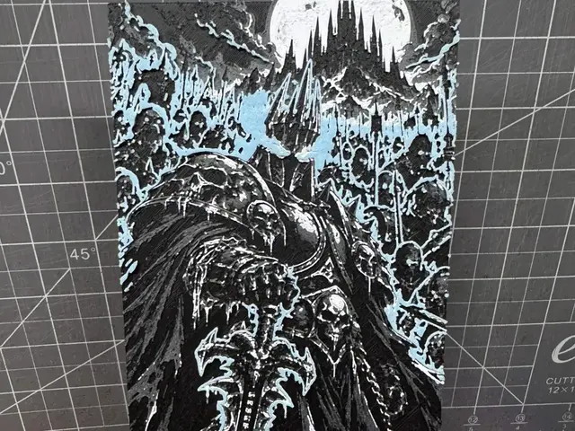 HueForge model: Hueforge of The Lich King 100x200 by SBC Creations