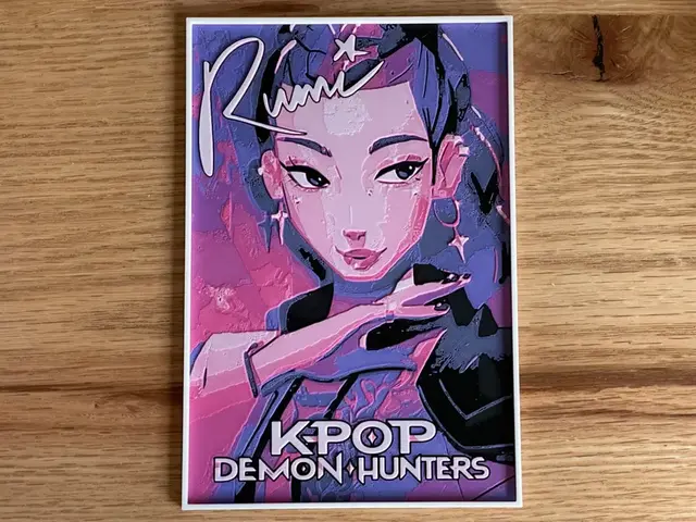 HueForge model: KPop Demon Hunters: Rumi Hueforge Movie Poster by NiiON