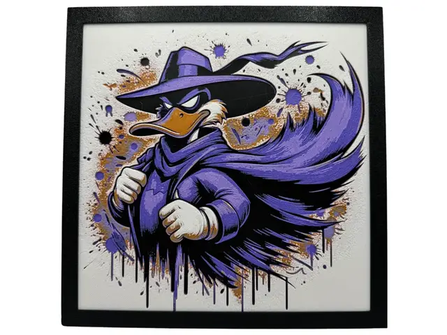 HueForge model: Darkwing Duck by Canadian Gamer