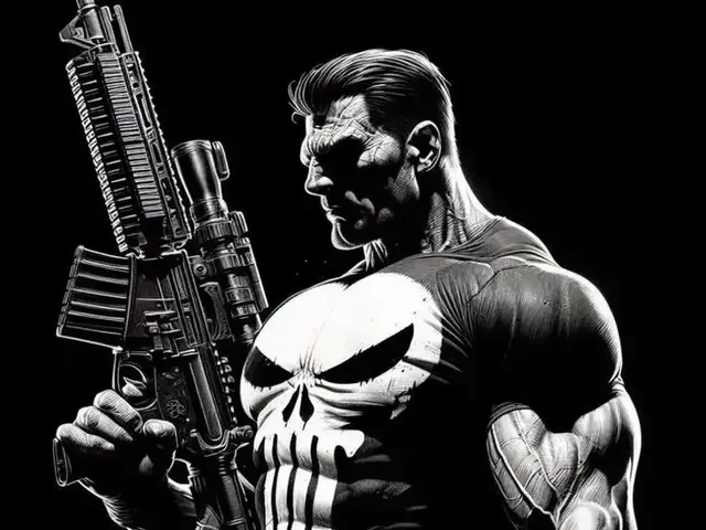 HueForge model: Punisher hueforge by leshowpatate