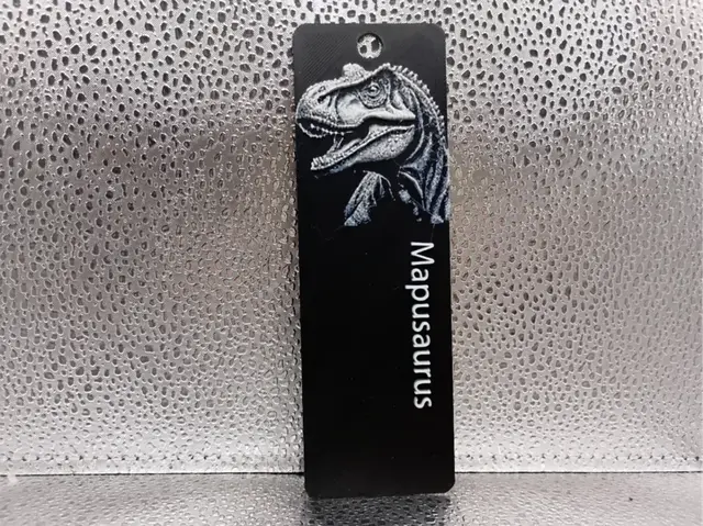 HueForge model: Mapusaurus Bookmark - Hueforge by Borishotch Industries
