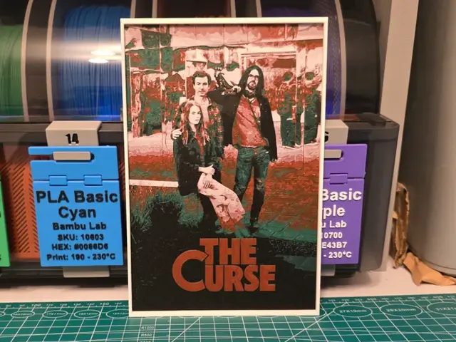 HueForge model: The Curse Series Poster - Hueforge Art by Lumpy3D