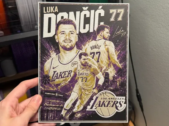 HueForge model: Luka Dončić Poster HueForge by liv_3d