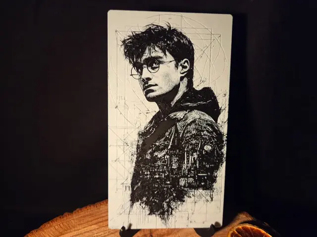 HueForge model: Harry Potter inspired hueforge - 110x200mm by EternalDesigns3D