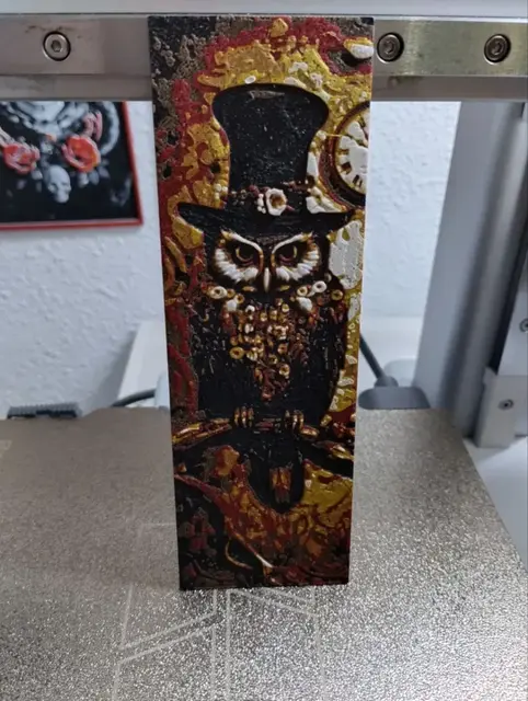 HueForge model: Owl Bookmark by FYTY112