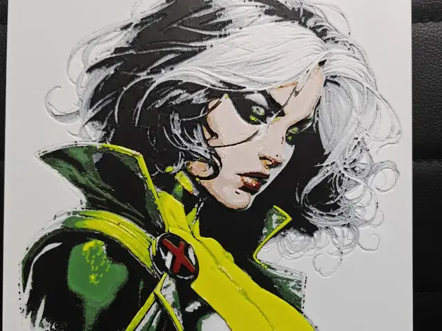HueForge model: Rogue X-Men by TheHueforgeLady