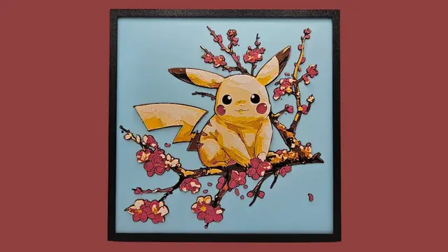 Pikachu in Blossoms