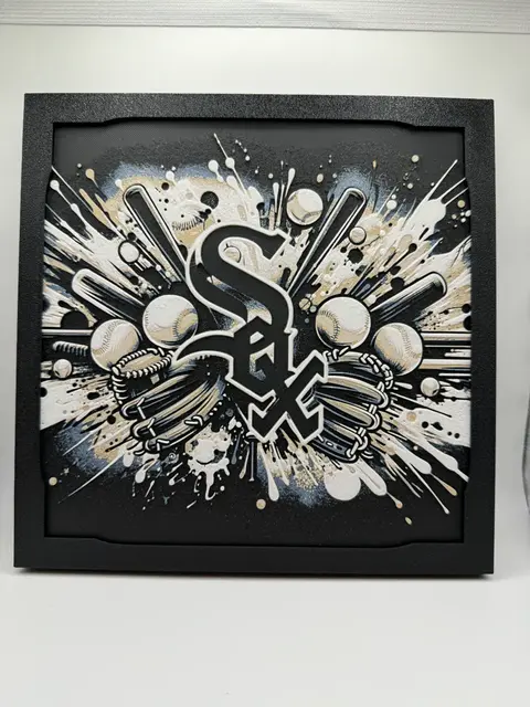 HueForge model: Chicago White Sox - MLB Hueforge by Canadian Gamer