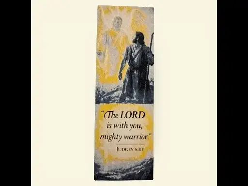 HueForge model: Judges 6.12 Bible Verse 50mm x 150mm Bookmark by MythicHue's