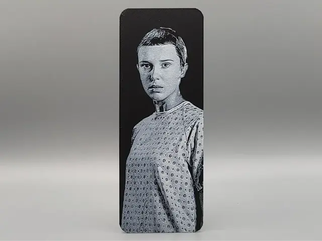 HueForge model: Eleven Stranger Things Bookmark by Sarge